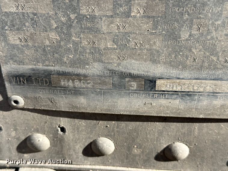 image for item EP2764 2009 Timpte grain trailer