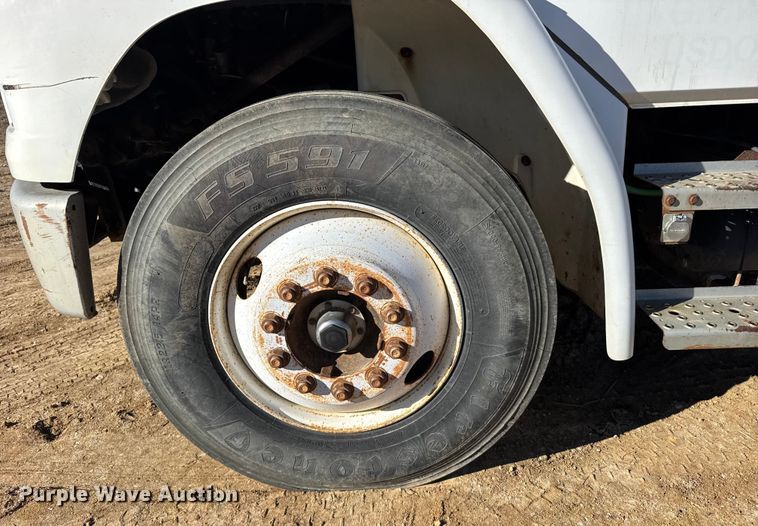 image for item FB0546 1996 Freightliner FL70 dump flatbed truck