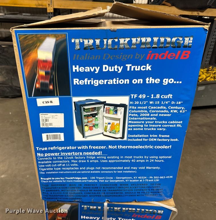 image for item FB0584 (3) Truck Pride TF sleeper refrigerators