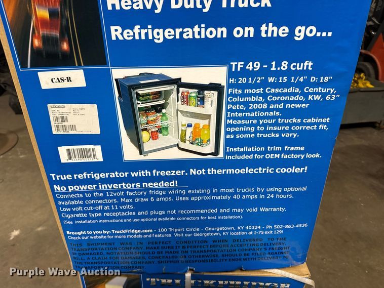 image for item FB0584 (3) Truck Pride TF sleeper refrigerators