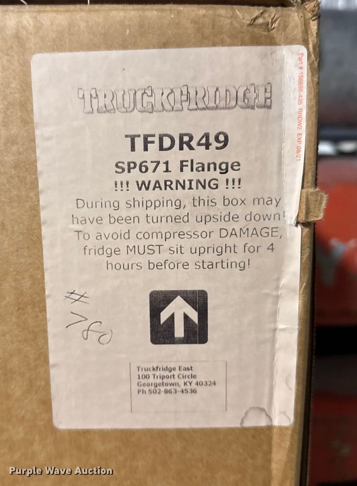 image for item FB0585 (2) Truck Pride TFDR 49 sleeper refrigerators