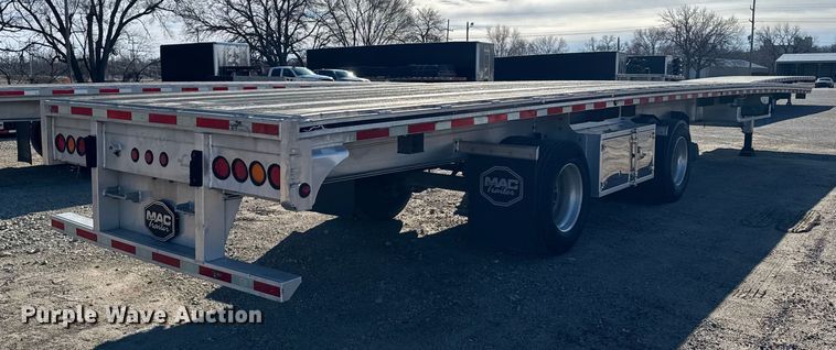 image for item FB0591 2019 Mac Trailer Manufacturing flatbed trailer