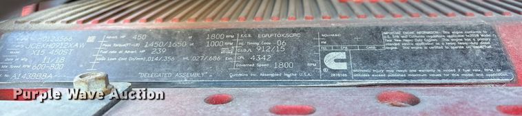 image for item YA1151 2019 International LT625 semi truck