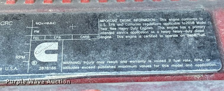 image for item YA1151 2019 International LT625 semi truck