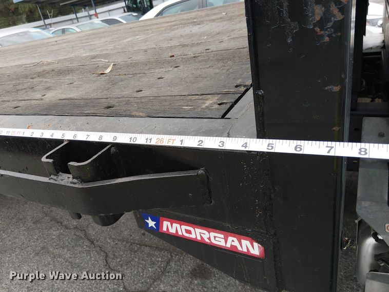 image for item YA1506 2018 Hino 268A flatbed truck