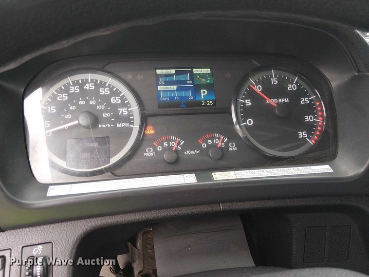 image for item YA1506 2018 Hino 268A flatbed truck