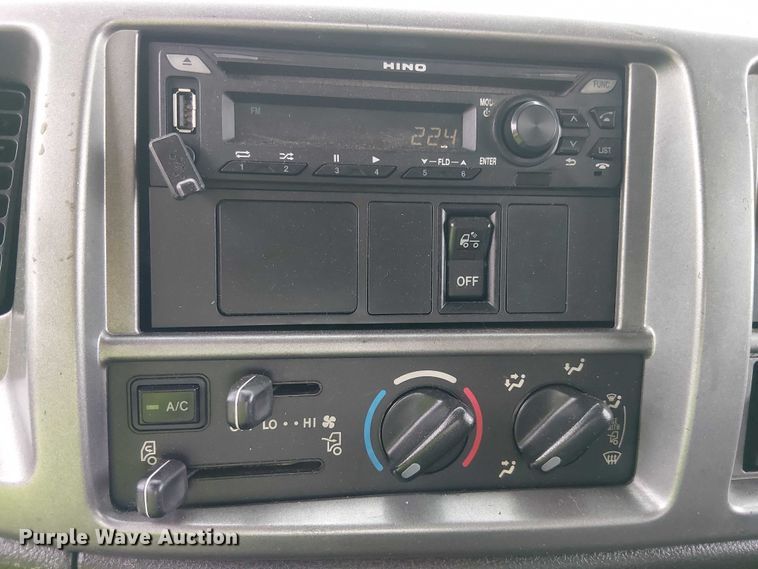 image for item YA1506 2018 Hino 268A flatbed truck