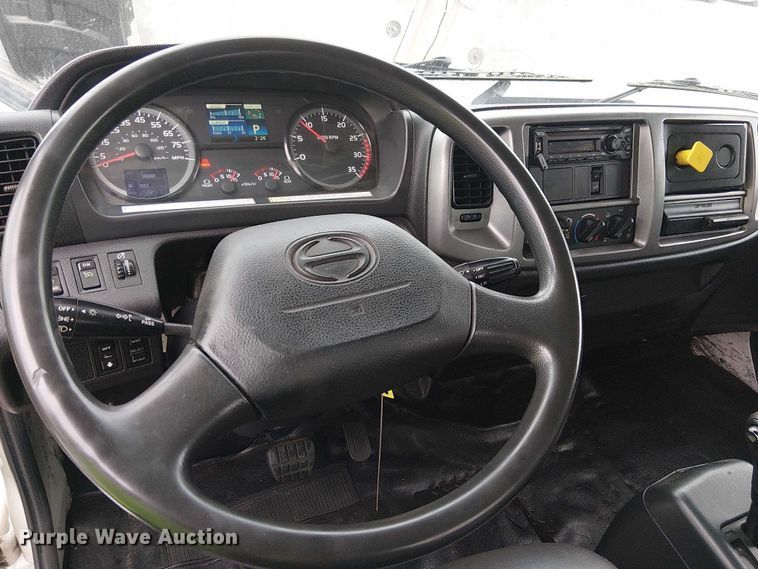 image for item YA1506 2018 Hino 268A flatbed truck