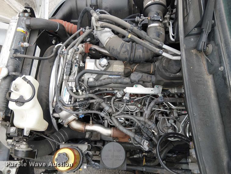 image for item YA1506 2018 Hino 268A flatbed truck