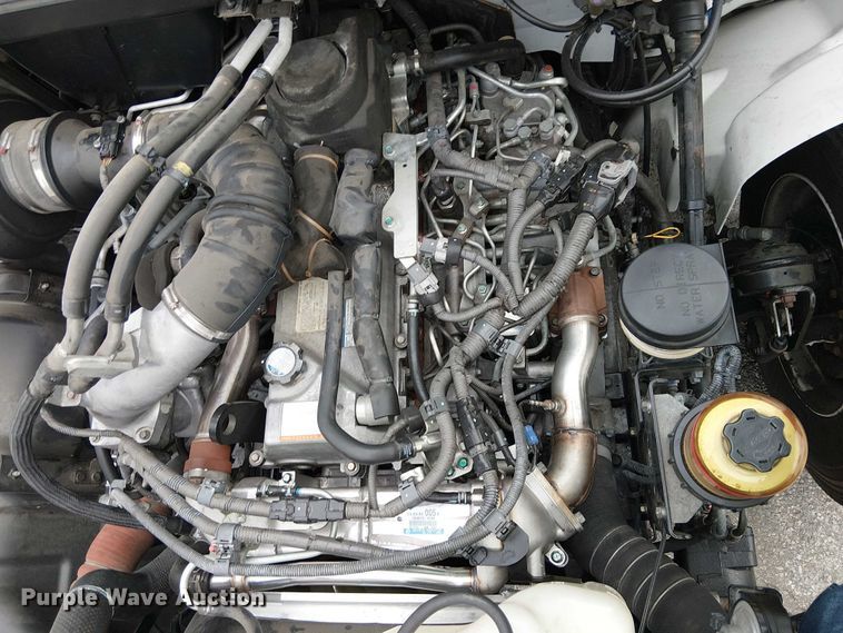 image for item YA1506 2018 Hino 268A flatbed truck