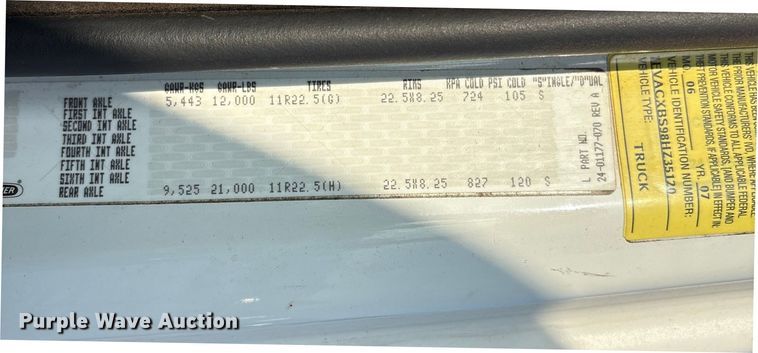 image for item YA1604 2008 Freightliner Business Class M2 grapple truck