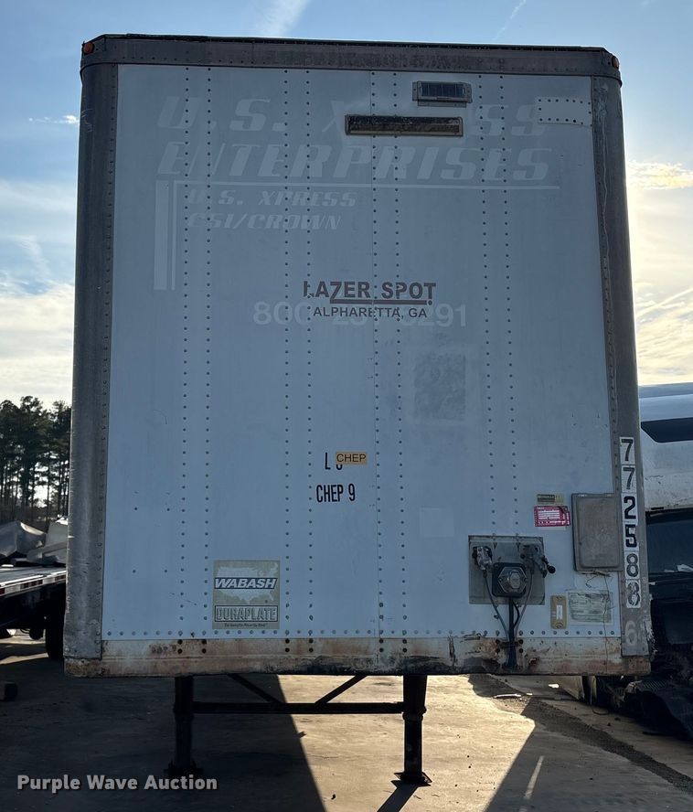image for item YA1670 1999 Wabash DVCVHPC dry van trailer