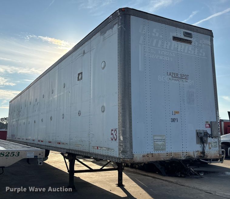 image for item YA1670 1999 Wabash DVCVHPC dry van trailer