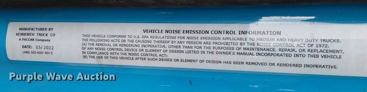 image for item YA1809 2023 Kenworth T680 semi truck