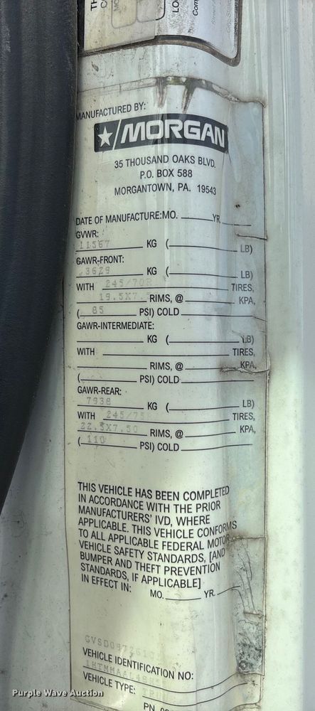 image for item YA1931 2008 International 4300 box truck