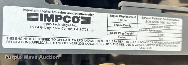 image for item DQ4208 Tennant M20 sweeper