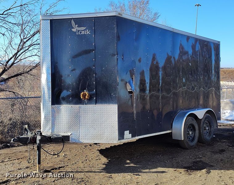 image for item DT0847 2020 Lark United Manufacturing enclosed cargo trailer
