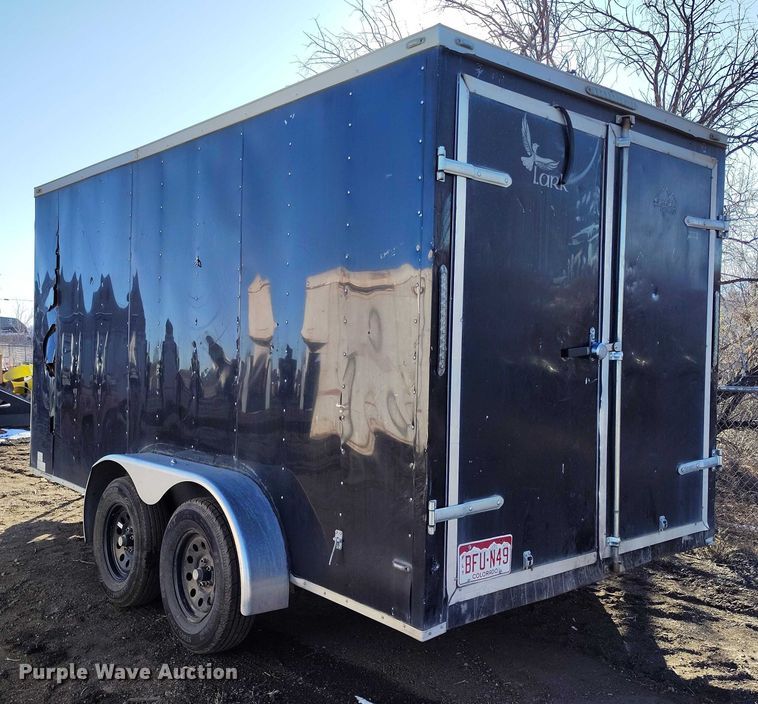 image for item DT0847 2020 Lark United Manufacturing enclosed cargo trailer