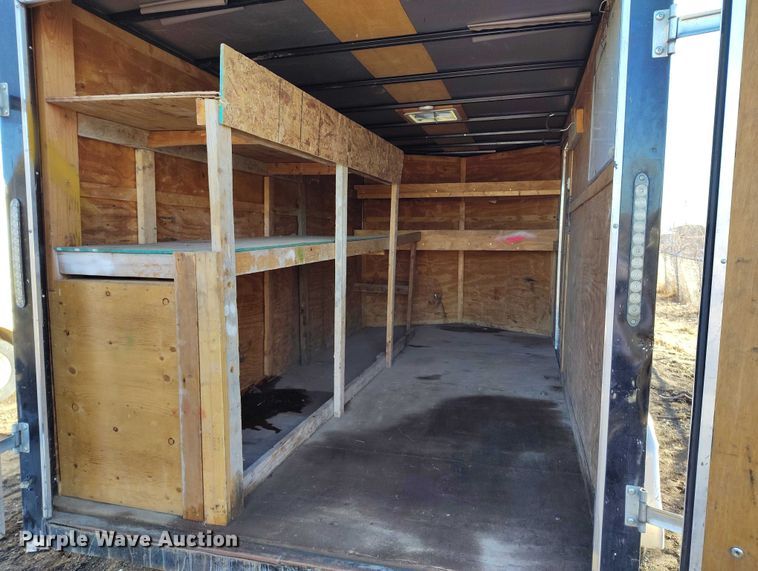 image for item DT0847 2020 Lark United Manufacturing enclosed cargo trailer