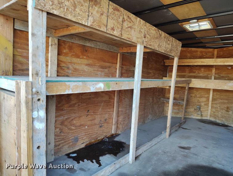 image for item DT0847 2020 Lark United Manufacturing enclosed cargo trailer