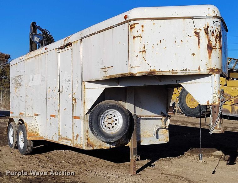 image for item DT0849 1996 W-W enclosed cargo trailer