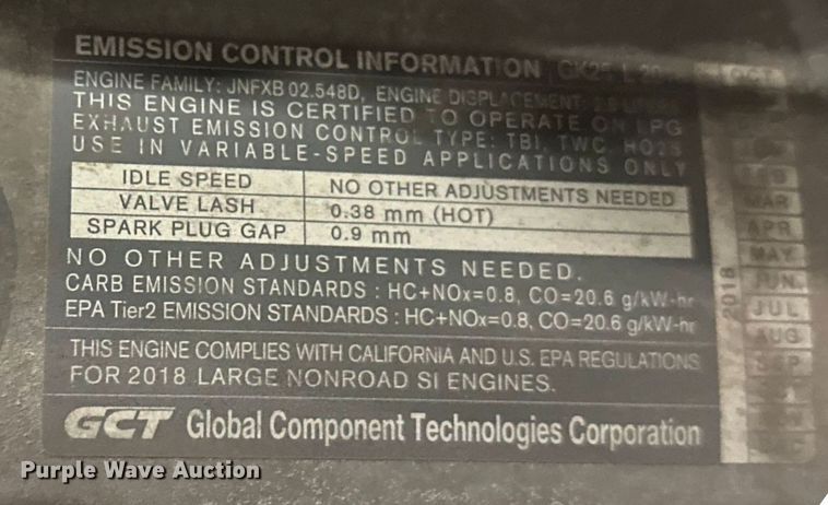 image for item DW4492 2015 Mitsubishi FG30N5 forklift