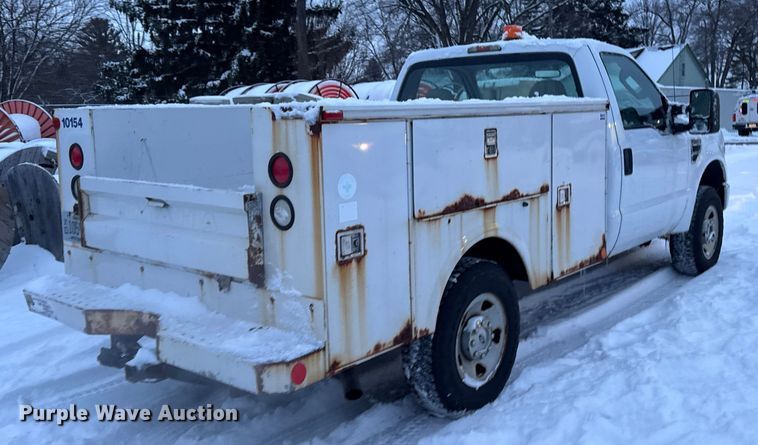 image for item EA2133 2008 Ford F250 Super Duty XL utility bed pickup truck