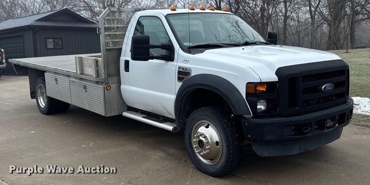 image for item EA2232 2008 Ford F550 flatbed truck