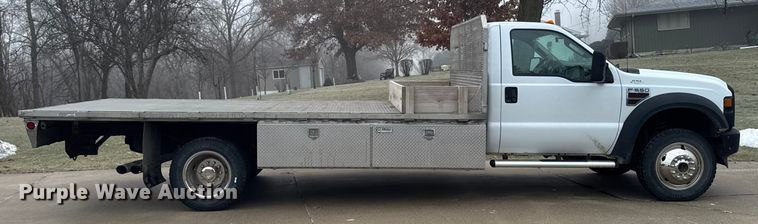 image for item EA2232 2008 Ford F550 flatbed truck