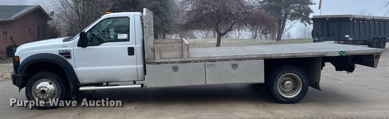 image for item EA2232 2008 Ford F550 flatbed truck
