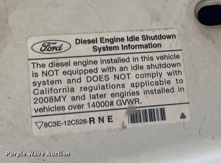 image for item EA2232 2008 Ford F550 flatbed truck