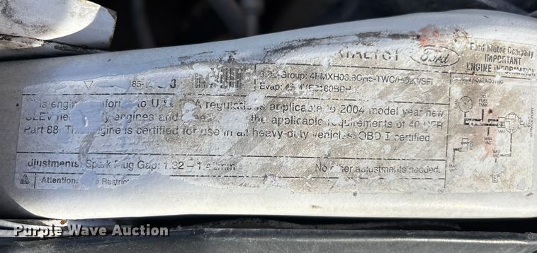 image for item EA2260 2004 Ford F350 Super Duty Ext. Cab pickup truck