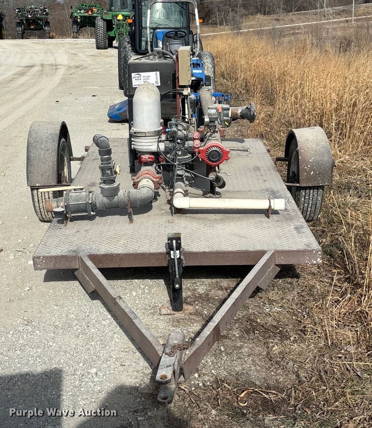 image for item EA2266 Shop built pump trailer