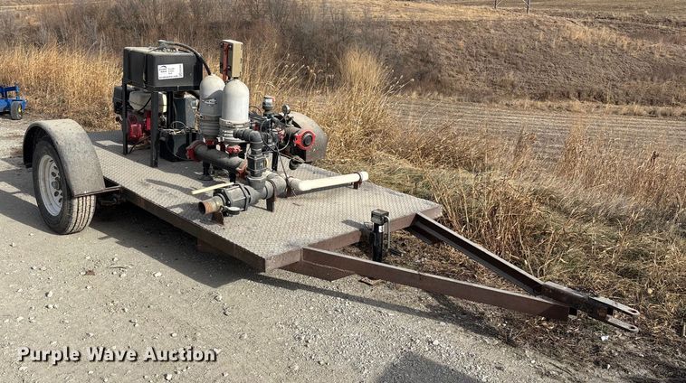 image for item EA2266 Shop built pump trailer