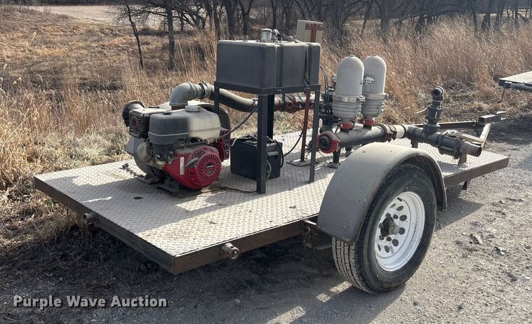 image for item EA2266 Shop built pump trailer