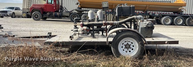 image for item EA2266 Shop built pump trailer