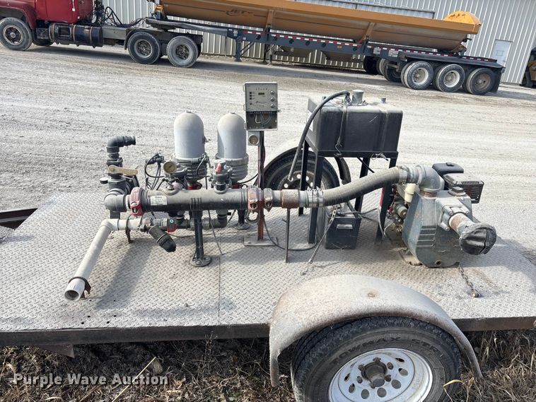 image for item EA2266 Shop built pump trailer