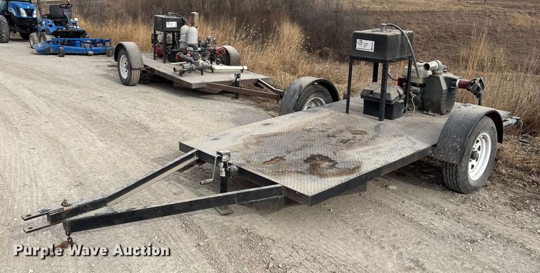 image for item EA2267 Shop built pump trailer