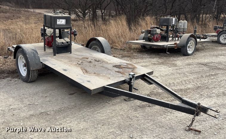 image for item EA2267 Shop built pump trailer