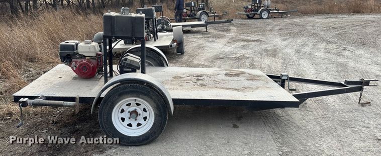 image for item EA2267 Shop built pump trailer