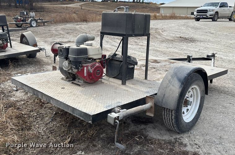 image for item EA2267 Shop built pump trailer
