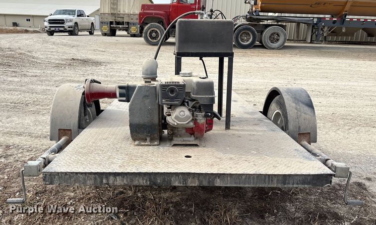image for item EA2267 Shop built pump trailer