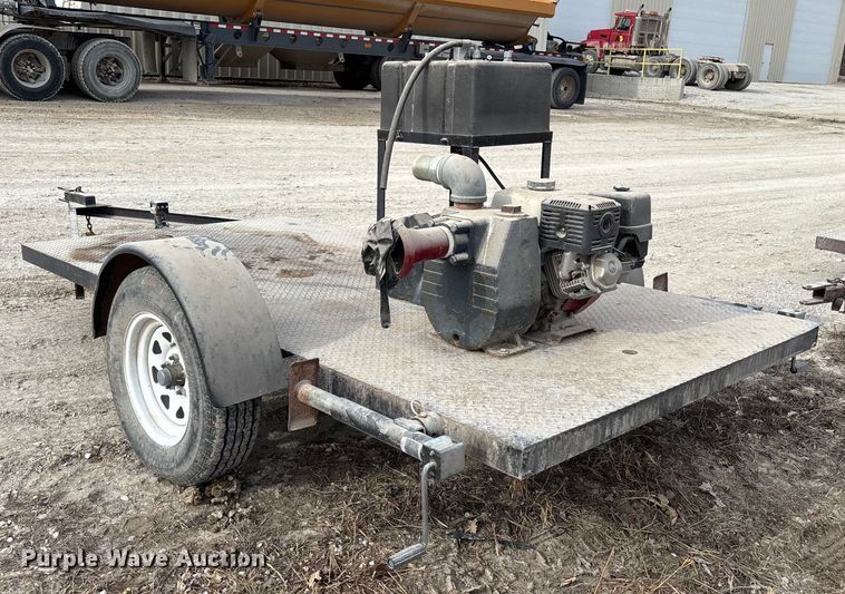 image for item EA2267 Shop built pump trailer