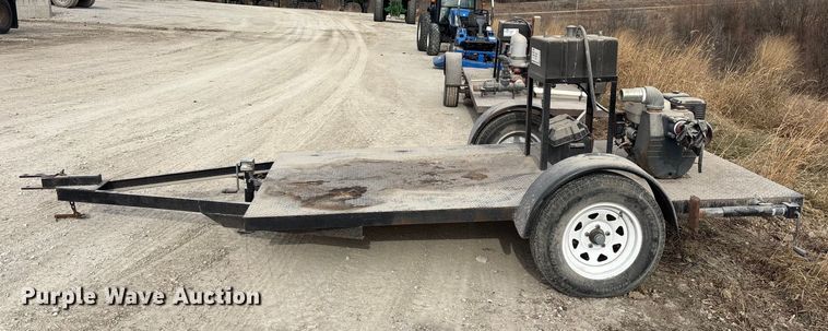 image for item EA2267 Shop built pump trailer