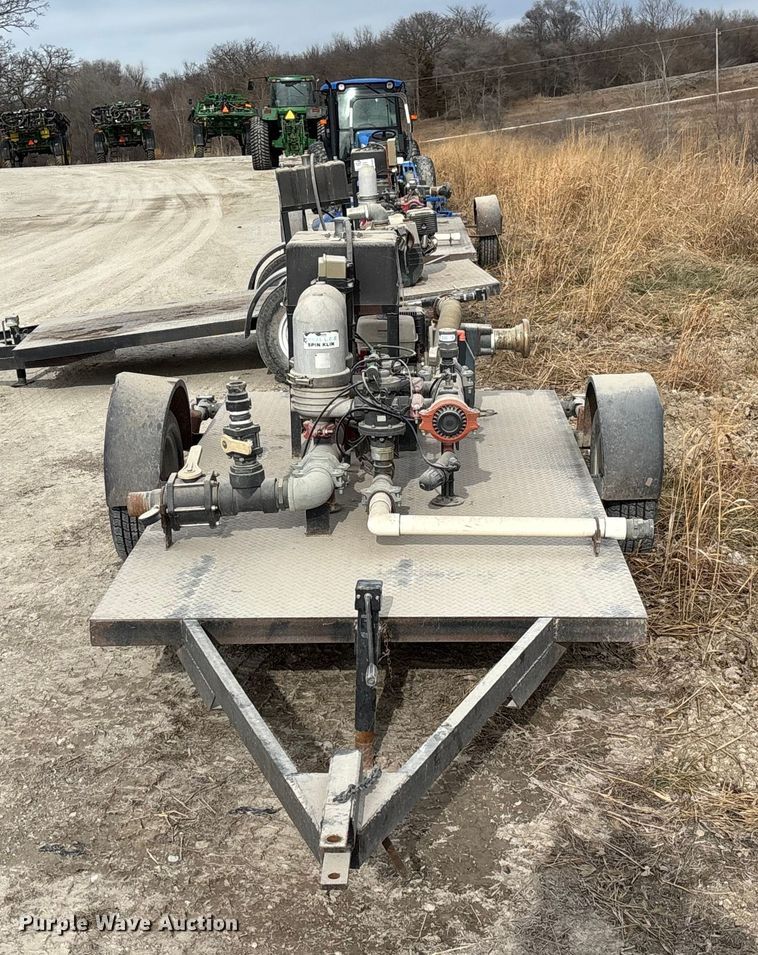 image for item EA2268 Shop built pump trailer