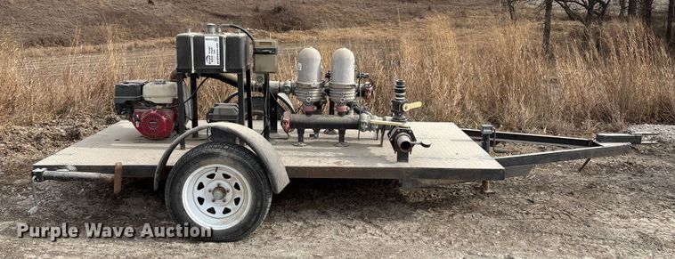 image for item EA2268 Shop built pump trailer