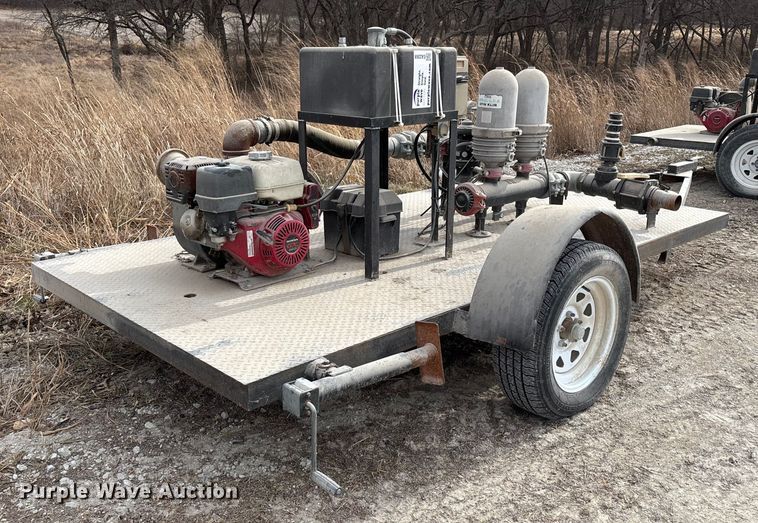 image for item EA2268 Shop built pump trailer