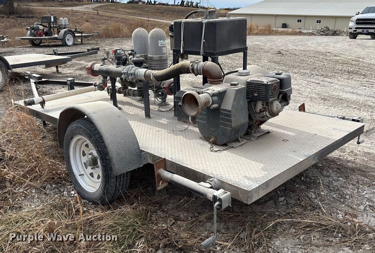 image for item EA2268 Shop built pump trailer
