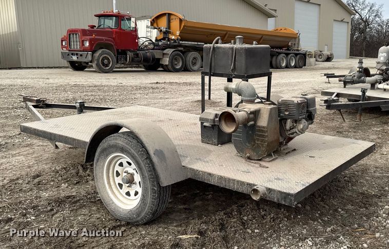 image for item EA2269 Shop built pump trailer