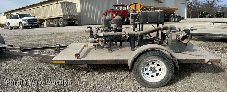 image for item EA2270 Shop built pump trailer